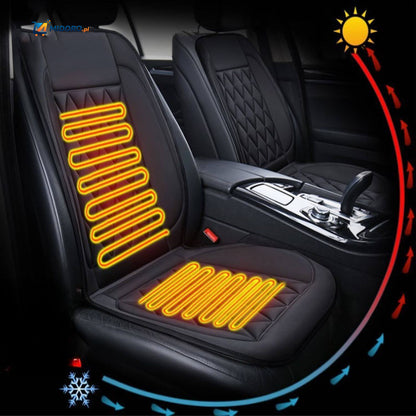 Heatsure™ Poduszka Samochodowa | 12V Podgrzewana, Komfort & Ciepło w Podróży!