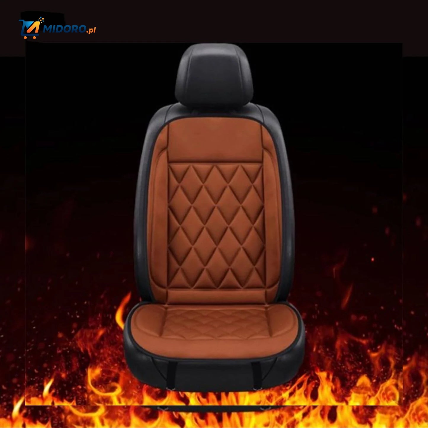 Heatsure™ Poduszka Samochodowa | 12V Podgrzewana, Komfort & Ciepło w Podróży!