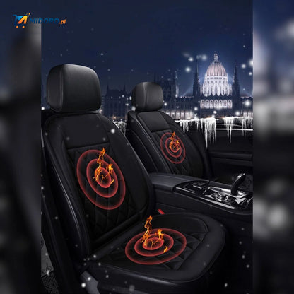 Heatsure™ Poduszka Samochodowa | 12V Podgrzewana, Komfort & Ciepło w Podróży!