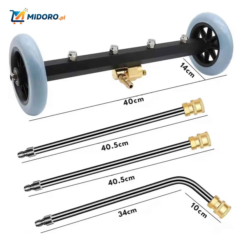 HydroClean™ auto-onderstel | 16-calowy, 4000PSI, wielofunkcyjny