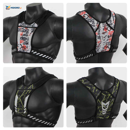 HydroRun™ Kamizelka Biegowa | Odblaskowa, Miejsce na Butelkę i Telefon, Wygodna