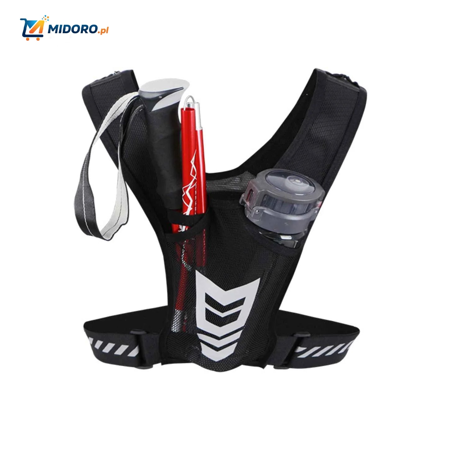 HydroRun™ Kamizelka Biegowa | Odblaskowa, Miejsce na Butelkę i Telefon, Wygodna