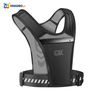 HydroRun™ Kamizelka Biegowa | Odblaskowa, Miejsce na Butelkę i Telefon, Wygodna