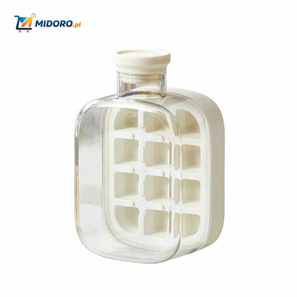 IceNova™ Flesbeker | 2-w-1 Wytwornica Lodu i Butelka Wody, Przenośna i Wygodna