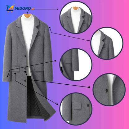 Kingsley™ Płaszcz | wełna, klasyczny, brytyjski styl dziedzictwa