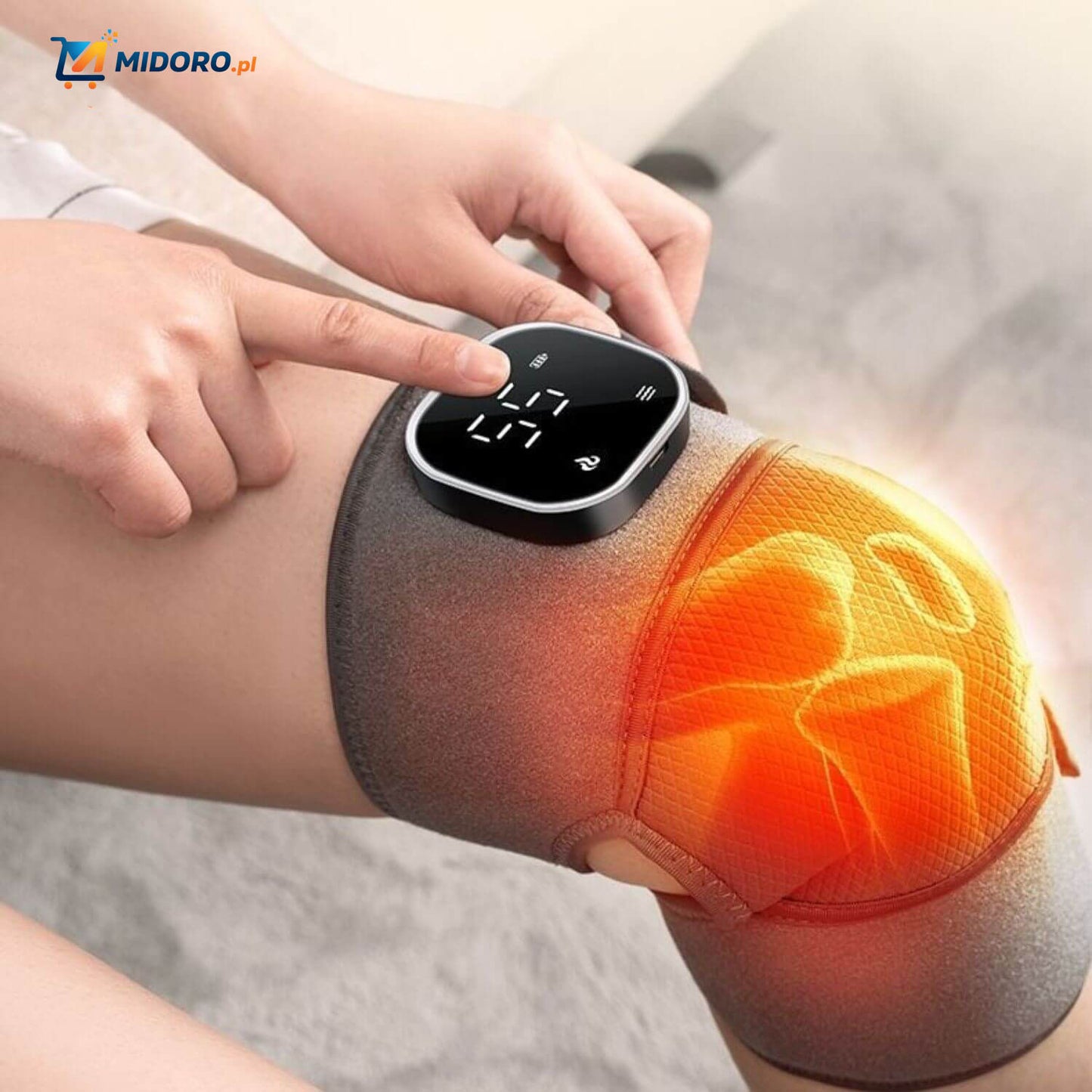 FlexiHeat™ Comfortband – Ciepło i Wsparcie Wibracyjne dla Kolana i Więcej