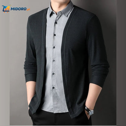 LayerFlex™ Knit | Koszula 2-w-1, Slim Wygląd i Komfort!