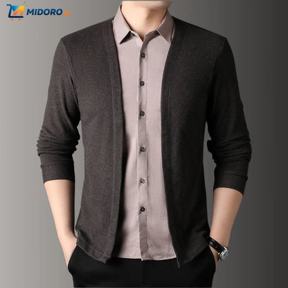 LayerFlex™ Knit | Koszula 2-w-1, Slim Wygląd i Komfort!