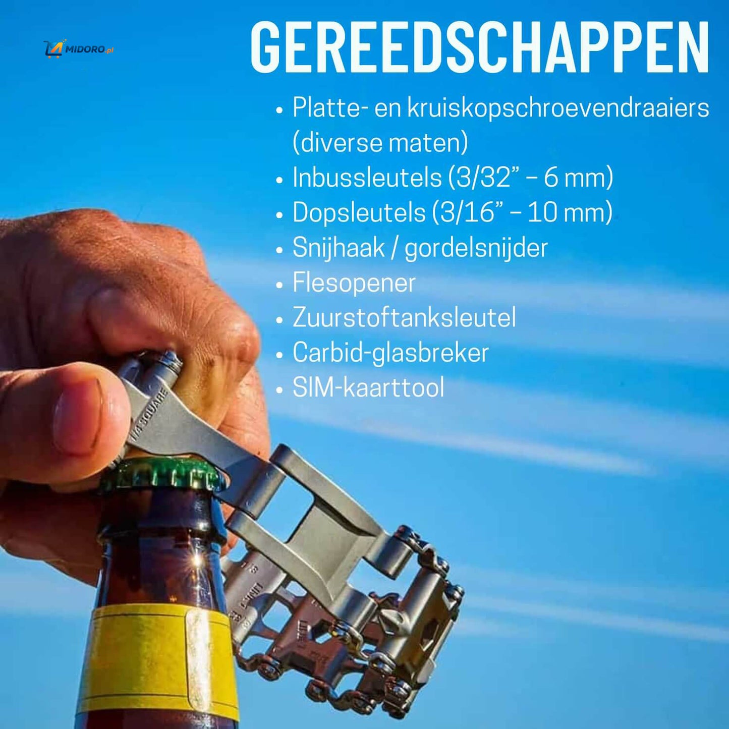 Bransoletka multitool Leatherman Tread w stylu - Wybierz z logo lub bez!