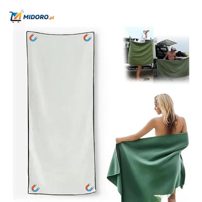 MagnaTowel™ Plażowy | Ultra-Absorbujący, Szybkoschnący i Magnetyczny Design!