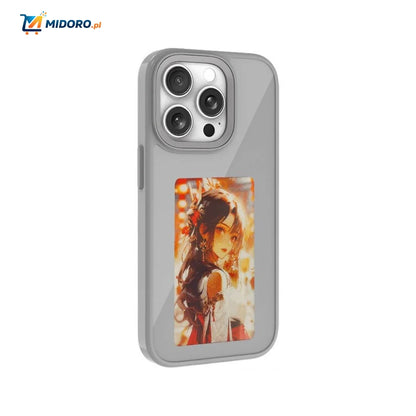 Etui E-Ink NFC na iPhone'a | Codziennie Zmienny Design za Jedno Kliknięcie – Dla iPhone 13 do 16