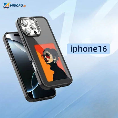 Etui E-Ink NFC na iPhone'a | Codziennie Zmienny Design za Jedno Kliknięcie – Dla iPhone 13 do 16