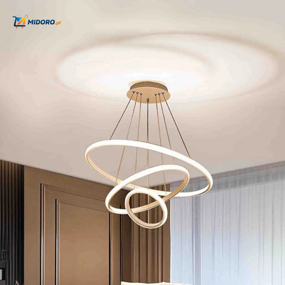 Lampa Ringkroonluchter™ | Minimalistyczna, ściemniana i energooszczędna