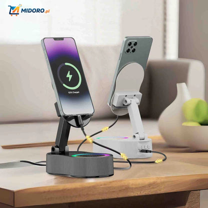 Głośnik SoundMate™ | Bez Bluetooth, Uchwyt Indukcyjny & Powerbank