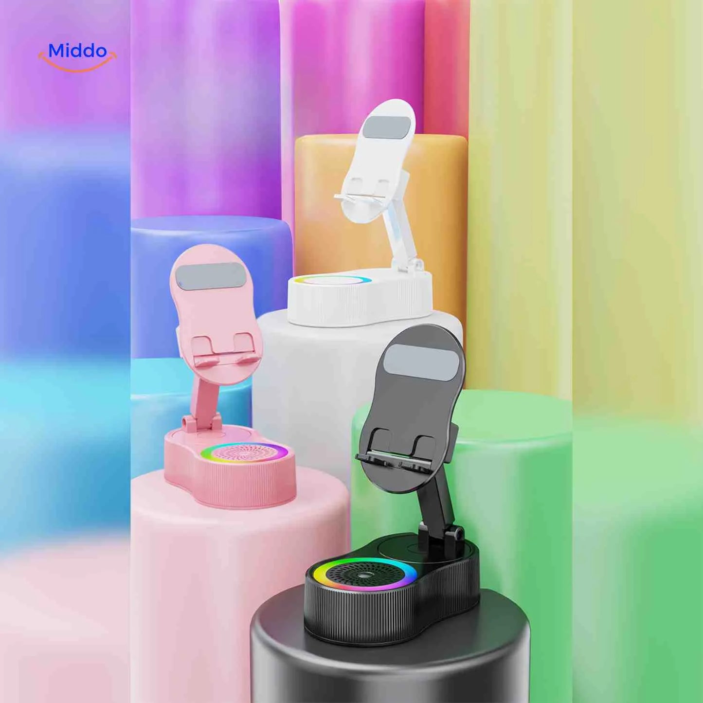 Głośnik SoundMate™ | Bez Bluetooth, Uchwyt Indukcyjny & Powerbank