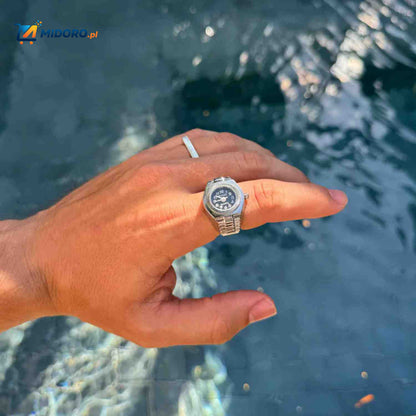 Timevera™ Zegarek Pierścionek | Regulowany, stylowy i unisex