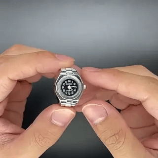 Timevera™ Zegarek Pierścionek | Regulowany, stylowy i unisex