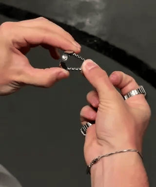 Timevera™ Zegarek Pierścionek | Regulowany, stylowy i unisex