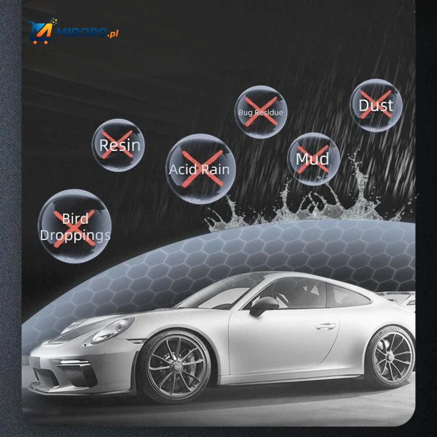 Sopami™ NanoShield Spray | Kristalizacja, Wysoki Połysk i Ochrona Lakieru!