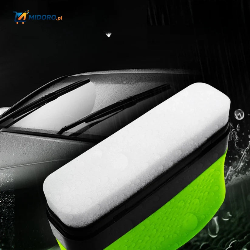 ClearView™ Gąbka | Usuwa Olej, Brud i Przywraca Przejrzystość Szyb!
