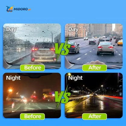 ClearView™ Gąbka | Usuwa Olej, Brud i Przywraca Przejrzystość Szyb!