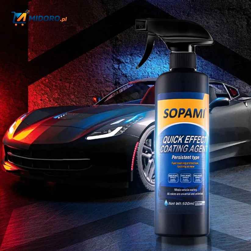 Sopami™ NanoShield Spray | Kristalizacja, Wysoki Połysk i Ochrona Lakieru!