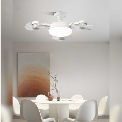 AeroGlow™ Lampa Wentylatorowa | LED, Gniazdo E27 & Stylowy Design Sufitowy