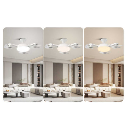 AeroGlow™ Lampa Wentylatorowa | LED, Gniazdo E27 & Stylowy Design Sufitowy