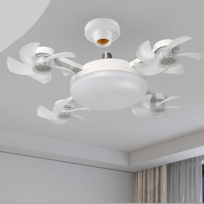 AeroGlow™ Lampa Wentylatorowa | LED, Gniazdo E27 & Stylowy Design Sufitowy