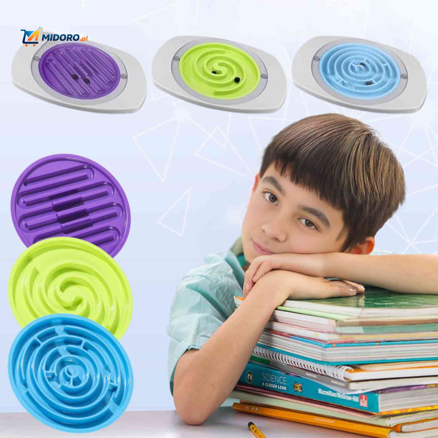 Balancio™ Gra Planszowa | Sensoryczna Równowaga, Zabawny Labirynt i Antypoślizgowa Podstawa