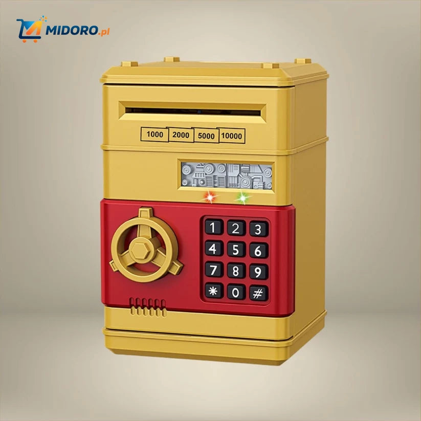 Bankomat™ Skarbonka | Automatyczna, z kodem PIN i dużą pojemnością
