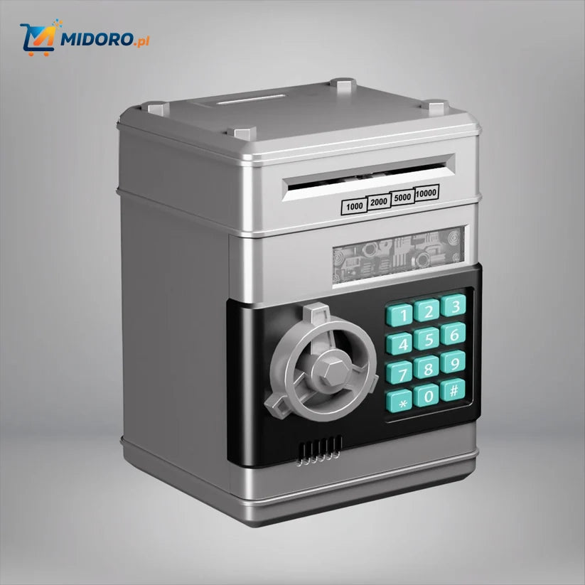 Bankomat™ Skarbonka | Automatyczna, z kodem PIN i dużą pojemnością