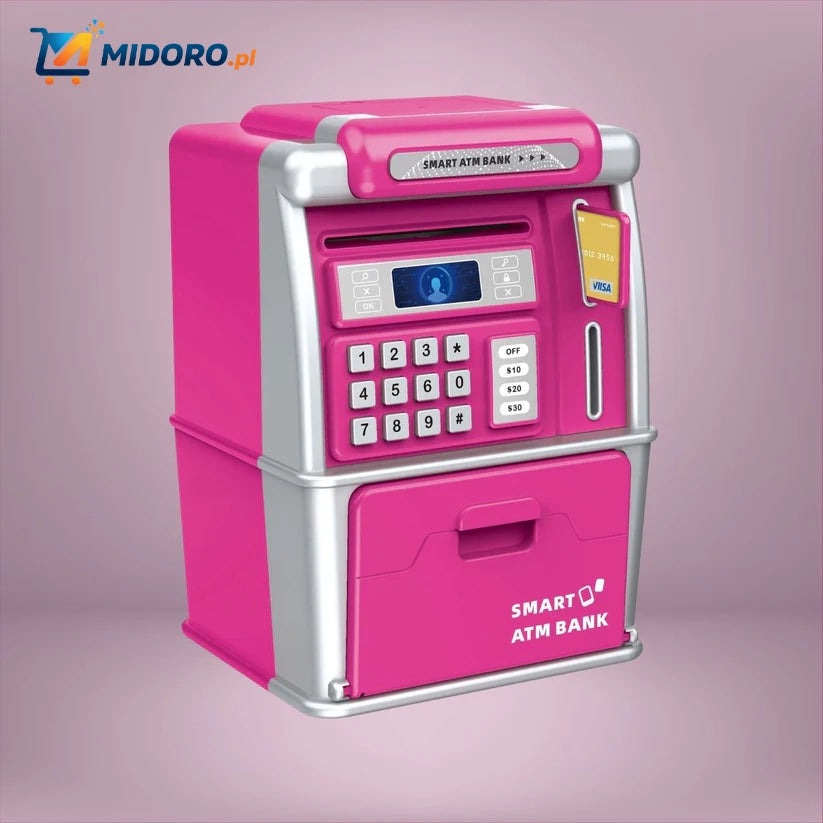 Bankomat™ Skarbonka | Automatyczna, z kodem PIN i dużą pojemnością