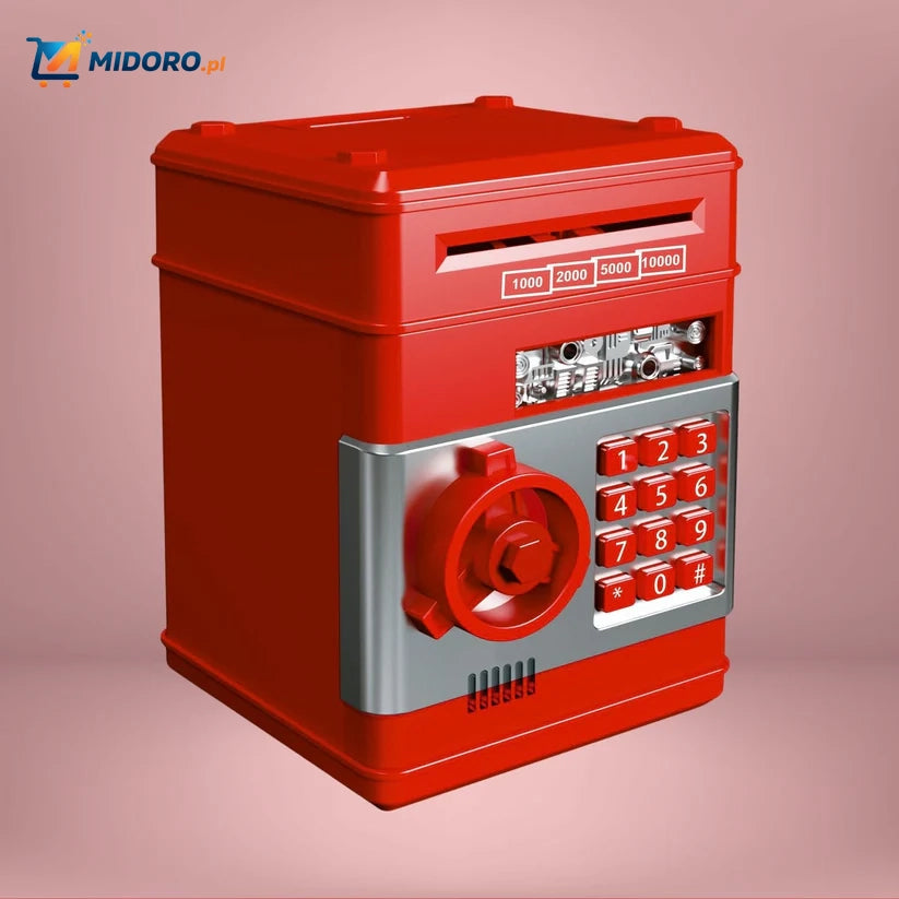 Bankomat™ Skarbonka | Automatyczna, z kodem PIN i dużą pojemnością