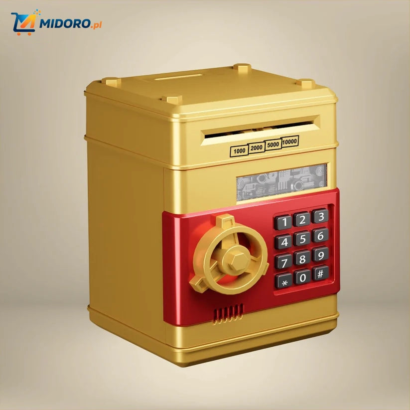 Bankomat™ Skarbonka | Automatyczna, z kodem PIN i dużą pojemnością