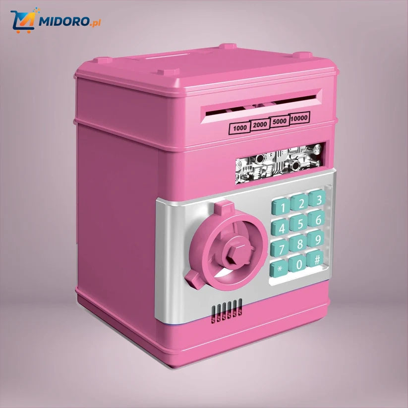 Bankomat™ Skarbonka | Automatyczna, z kodem PIN i dużą pojemnością