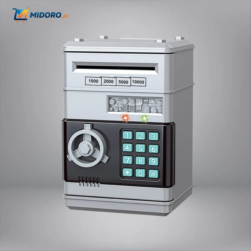 Bankomat™ Skarbonka | Automatyczna, z kodem PIN i dużą pojemnością