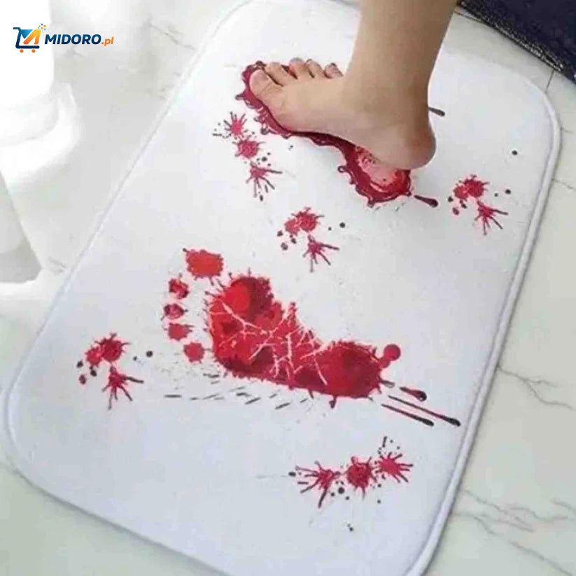 BloodStep™ Mata Łazienkowa | Efekt Halloween, zmiana koloru i wielokrotnego użytku