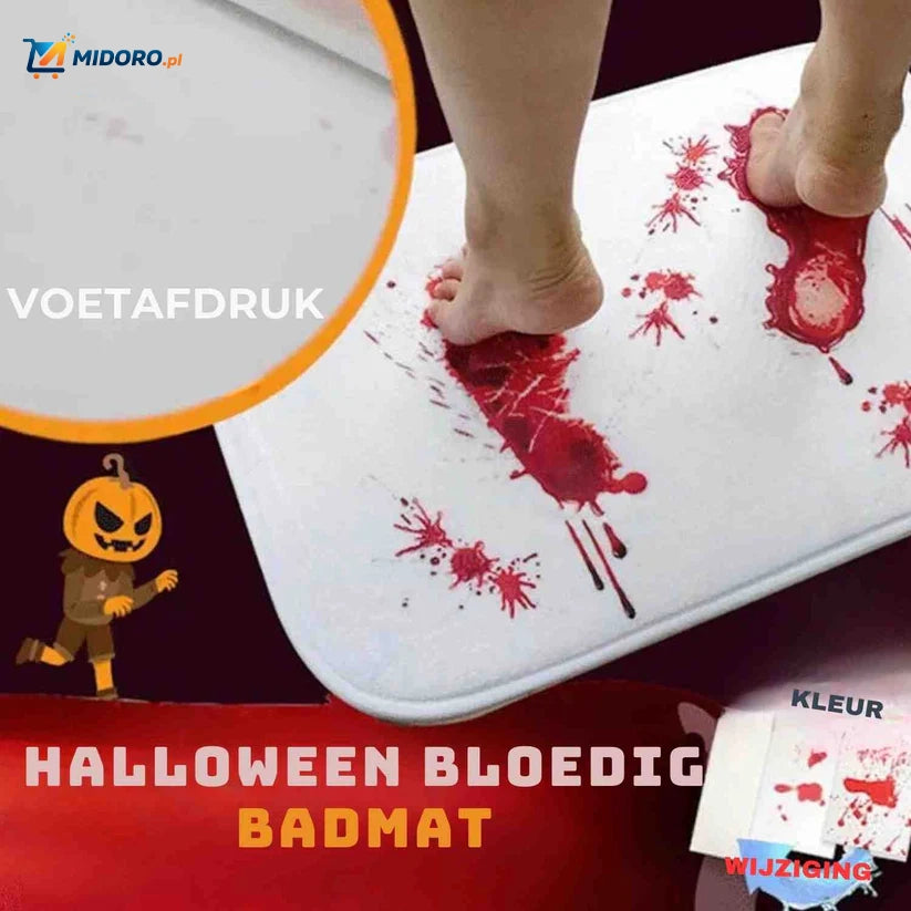 BloodStep™ Mata Łazienkowa | Efekt Halloween, zmiana koloru i wielokrotnego użytku