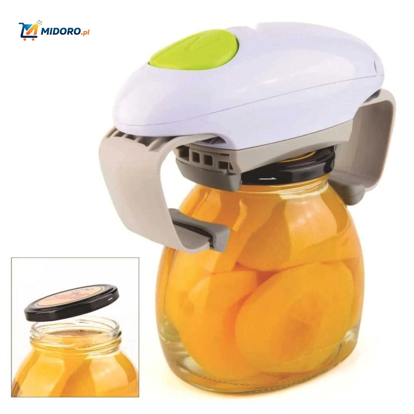 CapMate™ Otwieracz | Automatyczny, Jedno-Kliknięcie i Pasuje do Każdej Nakrętki