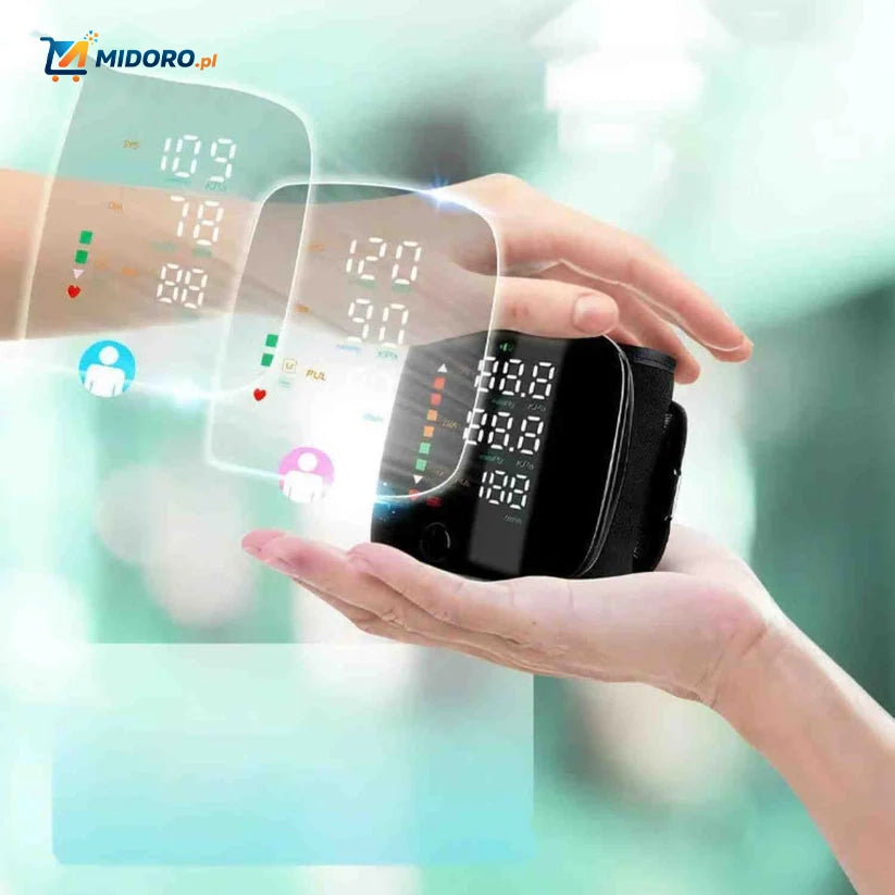 Cardiowrist™ Ciśnieniomierz Nadgarstkowy | Automatyczny, Wyświetlacz LED