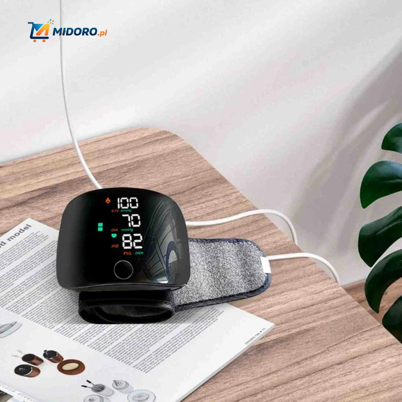 Cardiowrist™ Ciśnieniomierz Nadgarstkowy | Automatyczny, Wyświetlacz LED