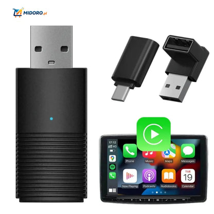 CarLink™ Pro | Bezprzewodowy Apple Carplay, Szybkie Połączenie BT i Płynna Nawigacja!