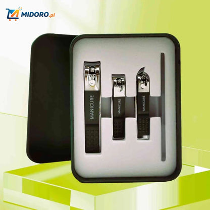 Clipora™ Zestaw do Obcinania Paznokci z Pilnikiem | Design Anty-splash, w Luksusowym Opakowaniu Prezentowym