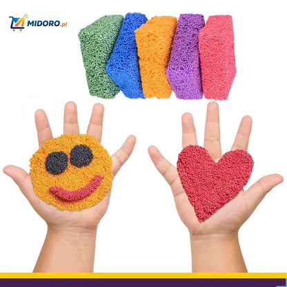 CreativaFoam™ Glina | Lekka, Plastyczna i Edukacyjna Zabawka!