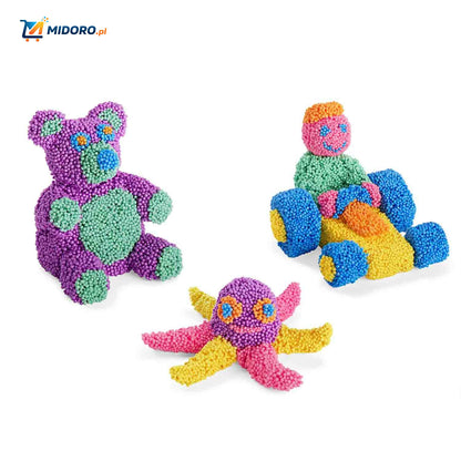 CreativaFoam™ Glina | Lekka, Plastyczna i Edukacyjna Zabawka!