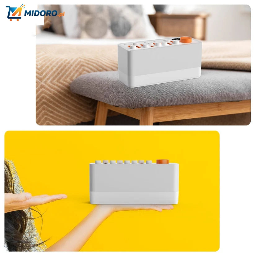 Głośnik DreamGlow™ | Pomoc w zasypianiu, RGB Nocna Lampa & Bluetooth Dźwięk