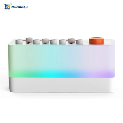 Głośnik DreamGlow™ | Pomoc w zasypianiu, RGB Nocna Lampa & Bluetooth Dźwięk