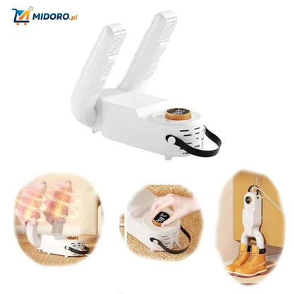 Drylux™ Suszarka | Składana, Bezwonna & Stałe Ciepło!