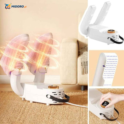 Drylux™ Suszarka | Składana, Bezwonna & Stałe Ciepło!